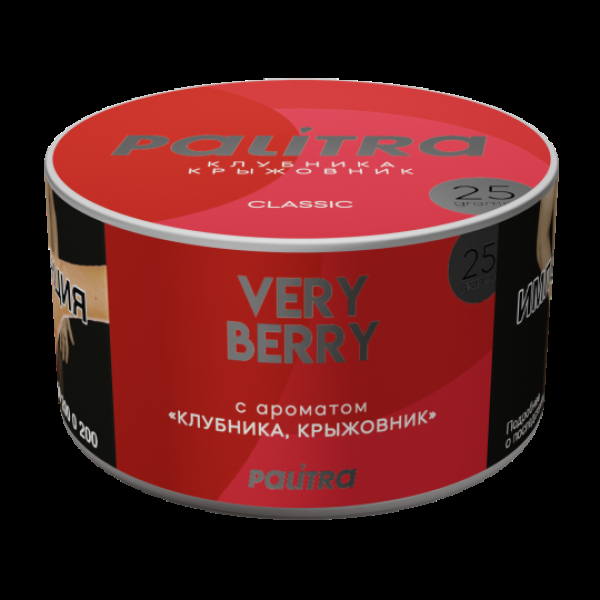 Табак Palitra Very Berry Клубника Крыжовник 25 грамм в Томске