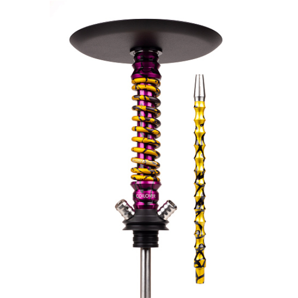 Кальян Mamay Customs Coilovers Mini Special Anod Purple Splash Gold Splash в Томске