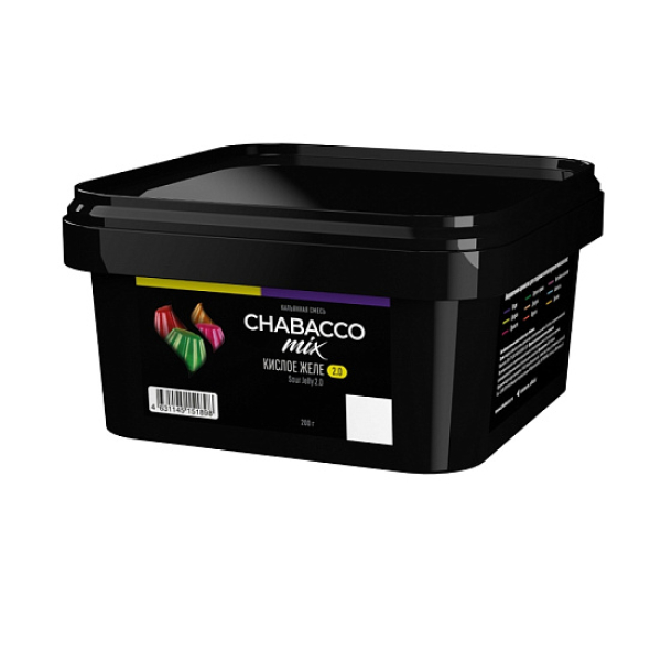Бестабачная смесь Chabacco Mix Sour Jelly 2.0 Кислое Желе Medium 200 грамм в Томске