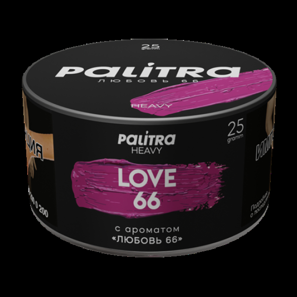 Табак Palitra Heavy Любовь 66 Love 66 25 грамм в Томске