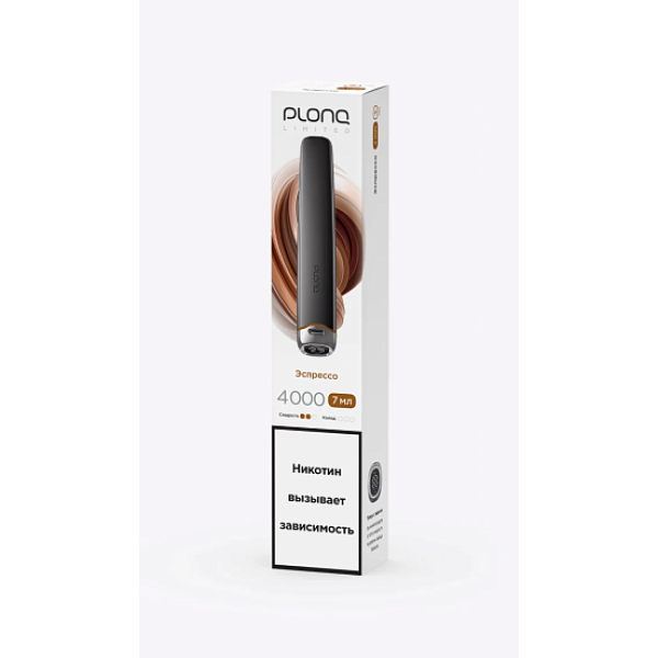 Электронка Plonq Plus Pro Black Эспрессо 4000 затяжек в Томске