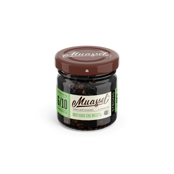 Табак Muassel Extra Strong Мятная Свежесть 40 грамм в Томске
